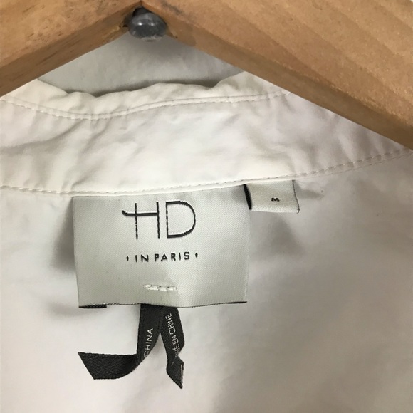 Anthropologie HD in Paris medium White Blouse Top - Picture 9 of 11